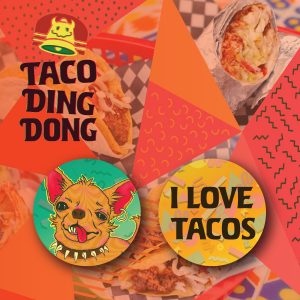 I love tacos button pack